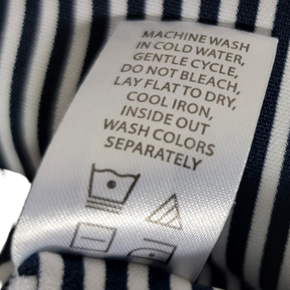 Fennec Mens Quarter-Zip Pullover Stretch Stripe Size Large - Picture 4 of 7